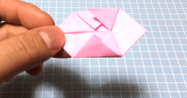 折り紙風船の折り方14