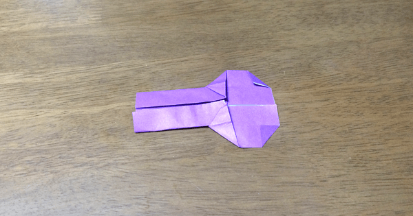 折り紙こけしの折り方11