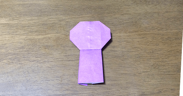 折り紙こけしの折り方12