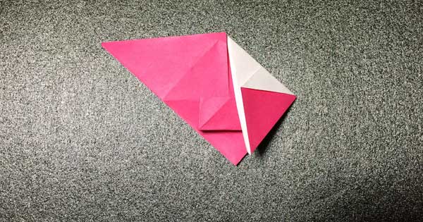 おひなさまの折り紙の折り方7