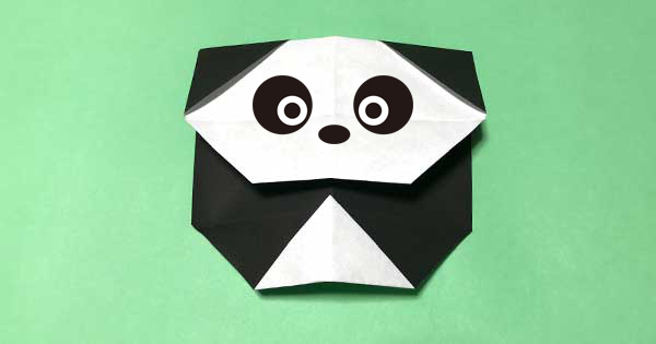 パンダの折り紙の簡単な折り方｜How to fold Panda