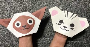 猫の折り紙指人豪