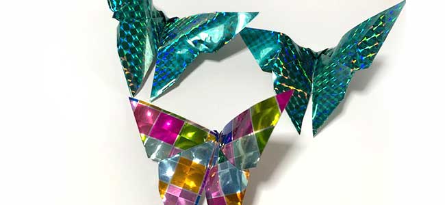 折り紙で簡単に作れる蝶の折り方 How To Fold Butterfly 子供でもハサミで簡単にできる折り紙 切り絵aif