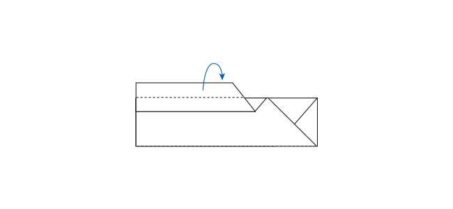 【写真で解説】おしゃれな折り紙箸袋の折り方7