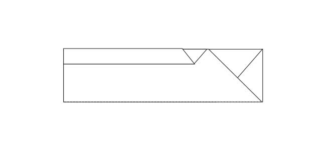【写真で解説】おしゃれな折り紙箸袋の折り方8