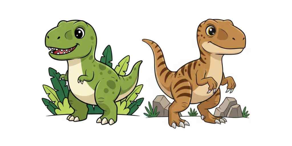 【無料】かわいい恐竜の塗り絵10選|子どもが喜ぶ楽しいおうち遊び